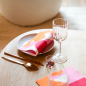 Preview: Paviot Servietten Form, Druck pink, orange, rot, style